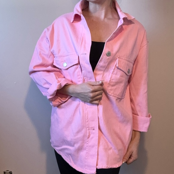 Pink Denim Jacket - Picture 3 of 5